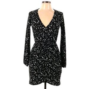 Black dress with white speckles